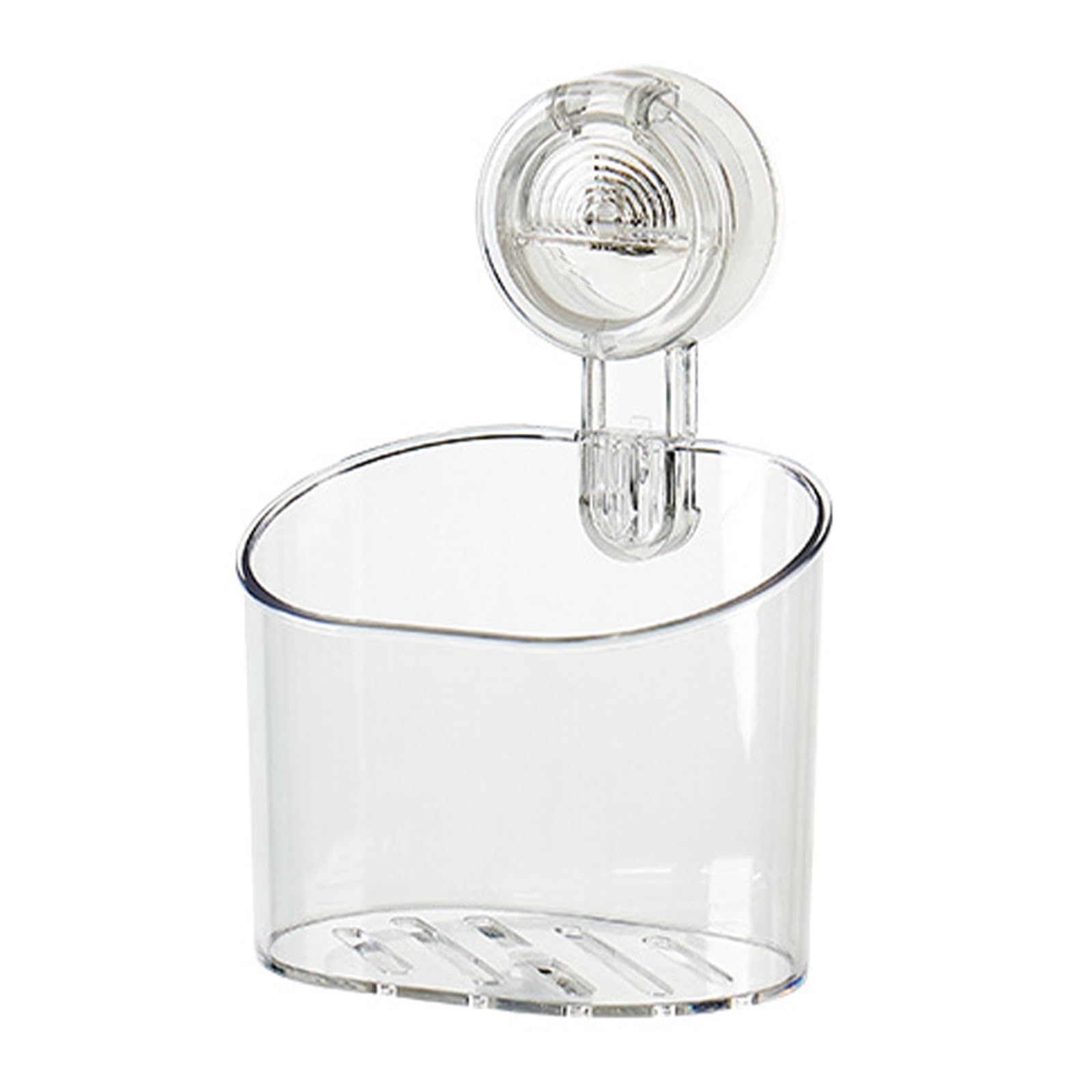 Buxuaaaa Strong Suction Cup Bathroom Storage Bucket Drillless Installation for Organizing Toiletries Kitchen Utensils Easy Cleaning Design Adhesive Holder