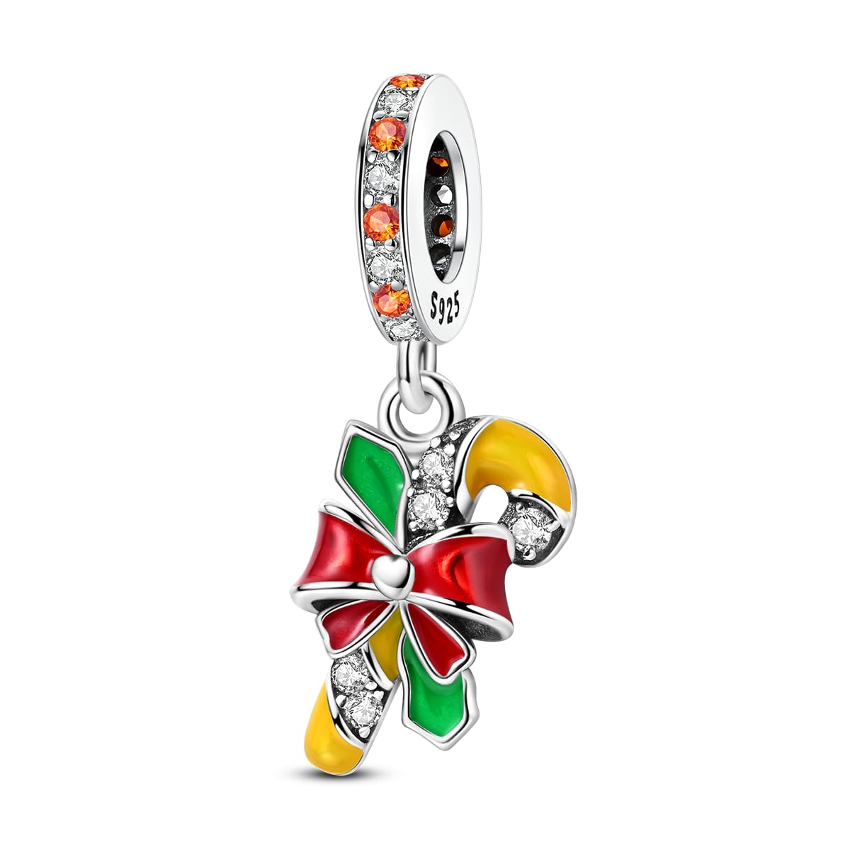 Parmuz 925 Sterling Silber Weihnachts-Charm für Armband, Sch