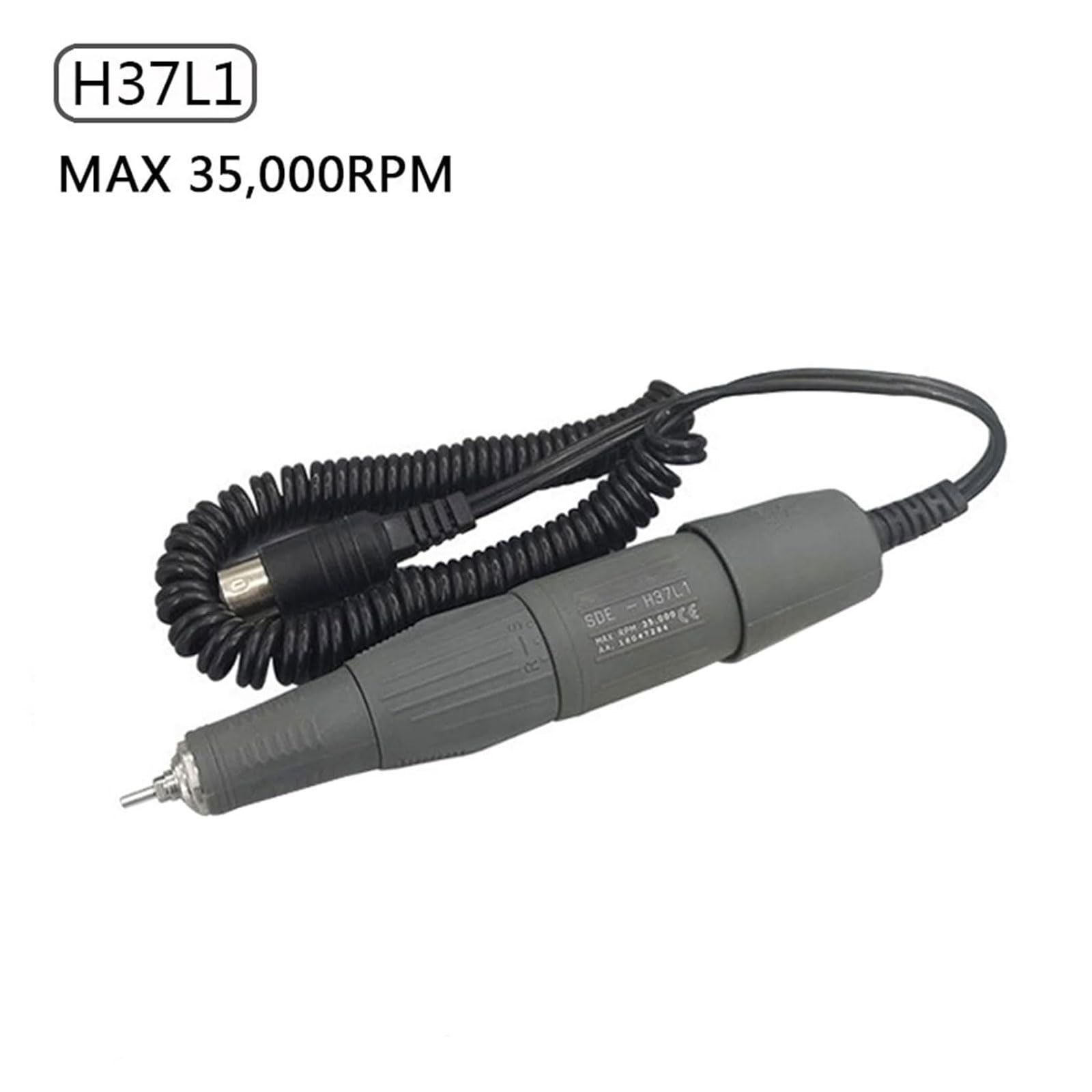 N3 Marathon Micromotor Lucidatrice con 35K RPM Micro Motor Handle Gioielli, Ceramica, Silicone, Vetreria, Scultura in Legno (H37l1, H)