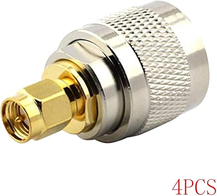 Bomcomi 1/2/4 / UHF 6pcs Masculino Adaptador Macho SMA M Tipo RF coaxial Recto Conector de lat?n Chapado en Oro convertidor Bomcomi 1/2/4 / UHF 6pcs Masculino Adaptador Macho SMA M Tipo RF coaxial Recto Conector de lat?n Chapado en Oro convertidor
