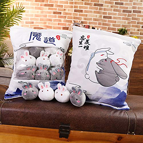 1Pc Anime The Founder Of Diabolism, Demons Slayers Plush Pillow Cute Ԁoll Soft Тоу Pillow Cushion Gift Anime Around (A)