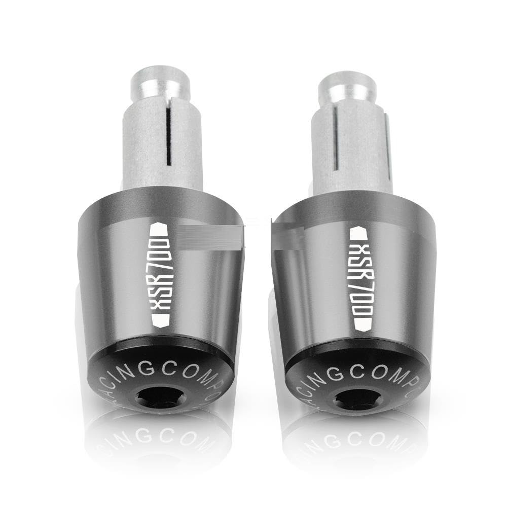 Contrapesos Manillar 22mm para Yamaha XSR700 2015-2021 Tapones Antivibración