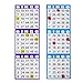 SEETOOOGAMES Bingo Paper Game Cards - 3 Card - 100 Books of 10 Sheets