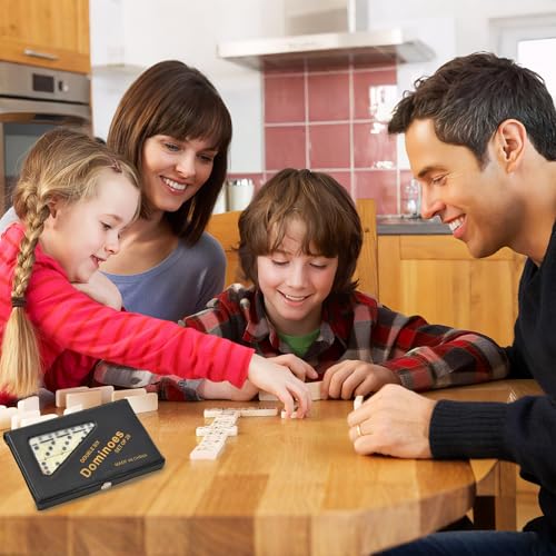 Juego de Dominoes para Adultos con Estuche Compacto miniatura 5