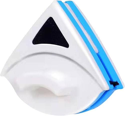 BlueMagnetic - Limpiador de ventanas, diseño de doble cara, cepillo de lavado de limpiaparabrisas para puertas correderas, mamparas de ducha, espejos disponible en Yaxa Peru