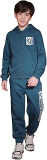 Li'l Tomatoes Boys Fleece Winter Tracksuit Set | Hooded Zipper Sweatshirt & Track Pant | Casual Wear | 9–16 Years Price In India