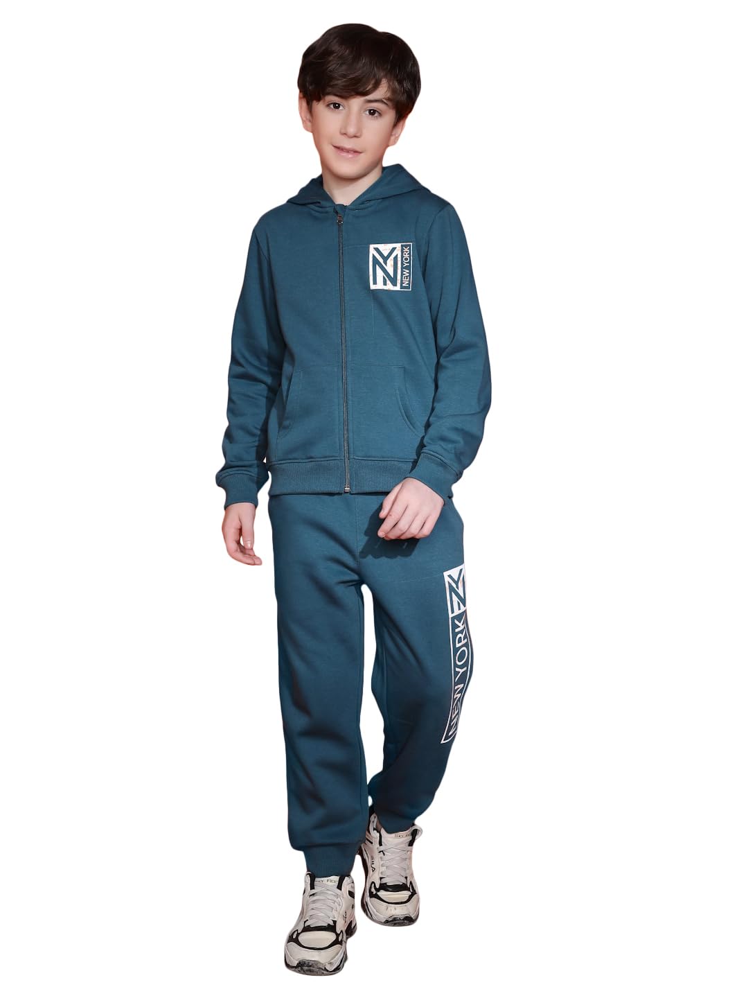 Li'l Tomatoes Boys Fleece Winter Tracksuit Set | Hooded Zipper Sweatshirt & Track Pant | Casual Wear | 9–16 Years - Review, Price and Buying Guide