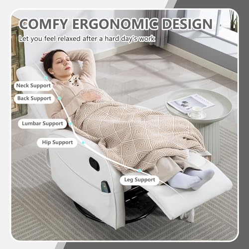 Sillón reclinable pequeño terciopelo blanco miniatura 6