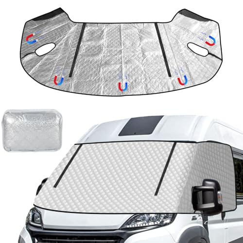 Funda para parabrisas de autocaravana que evita calor y heladas en cabina