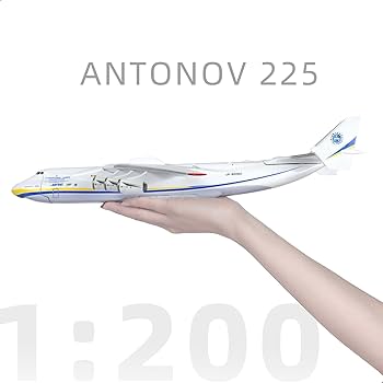 Amazon.com: QIYUMOKE 1/200 Mriya Antonov 225 Openable Cabin