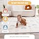 Krabbelmatte Baby Faltbar Spielmatte Kinder Spieldecke 180x200x1.5cm Krabbeldecke Für Baby - Babymatte Kindermatte - Schaumstoffmatte Kinderteppich- Spielteppich - Bodenmatte Kinder - Babygeschenk