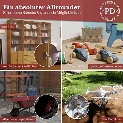 PD® große Kunststoff Unterlegscheiben M10 (DIN 9021 / ISO 7093) | Hochwertige PA Nylon Karosseriescheiben | Kunststoffscheiben Beilagscheiben mit großem Außendurchmesser | 10 Stück