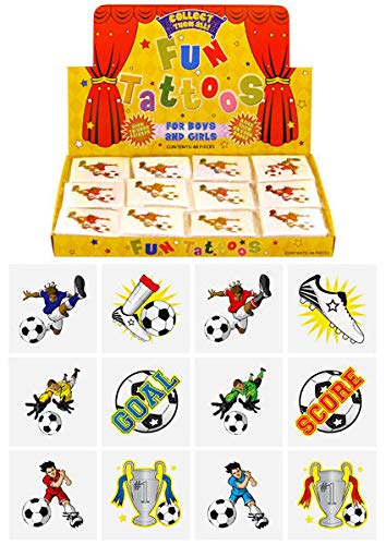 Football Tattoos, pack of 24, assorted