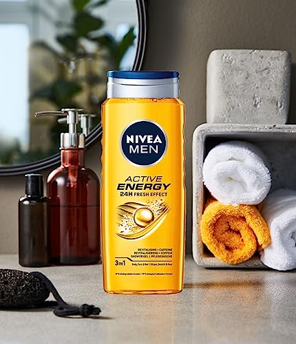 NIVEA MEN Active Energy Energetisierend Herren Duschgel 500ml – Ansicht 3
