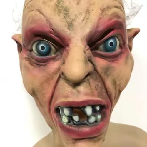Bstask Außerirdische Horrormaske Halloween Horror Maske Latex Halloween Kostüm Halloween Dekorationen Gummi Zombie Maske Cover