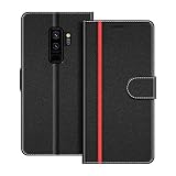 Esta COODIO funda para Samsung Galaxy S9 Plus Book Style con magnético, función de soporte y ranuras para tarjetas, compatible con teléfono Samsung Galaxy S9 Plus 6,2 pulgadas.