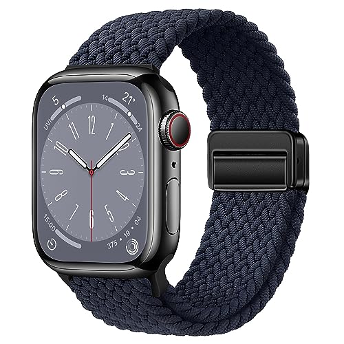 Nylon Sport Loop Watch Band Compatible with Apple Watch Bands for Women Men