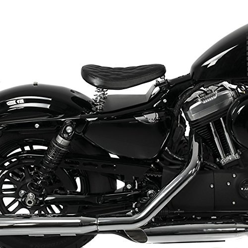 Asiento Solo de muelles SG12 Negro Triumph America/LT, Rocket III/Roadster, Speedmaster, Thunderbird/Commander/Storm