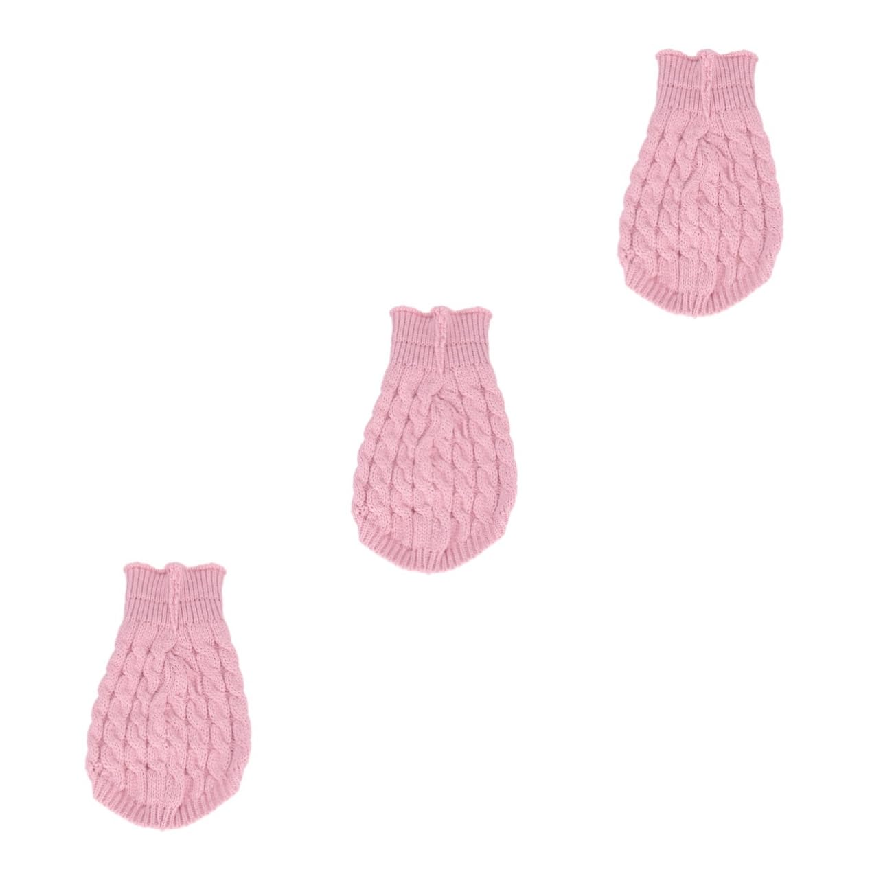 Pull maille fine pour chien rose XL lot de 3 pièces BESPORTBLE