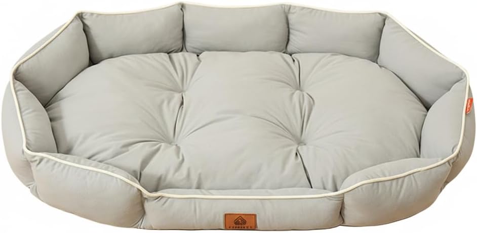 Dog Bed Cat Bed Soft Pet Mat, Washable Crate Pad with Anti-Slip Bottom, Breathable & Durable for Small Medium Large Dogs and Cats Warm Sleeping Cushion, Pink, XXL