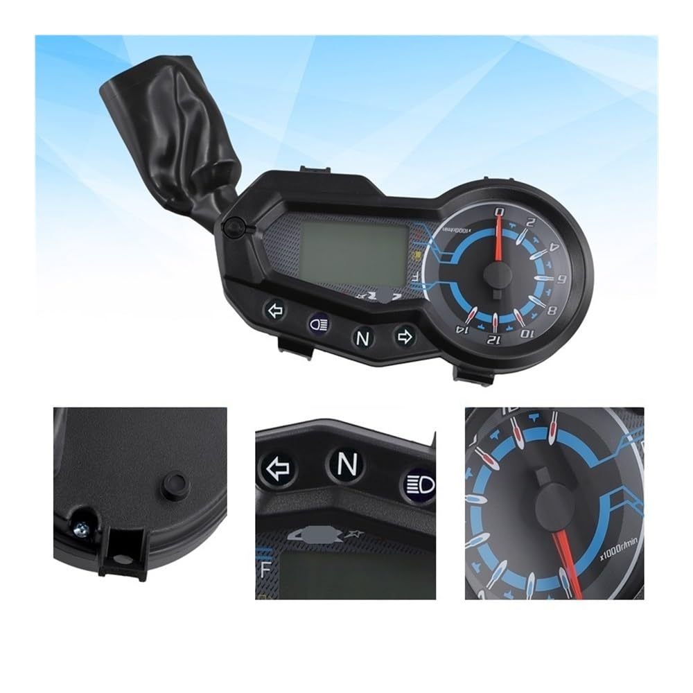 Contagiri contachilometri LED Digitale Moto Tachimetro Indicatore Olio Contagiri Digitale Misuratori Multifunzione Moto Calibro Per 150Z 150Sz