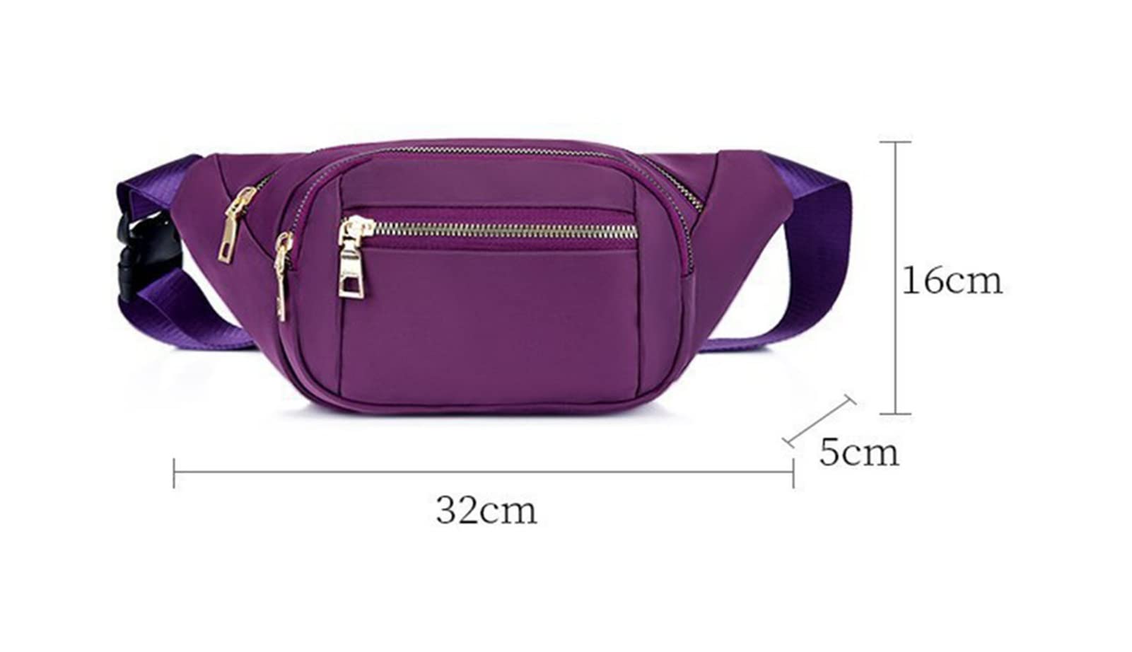 Bolsa de Cintura Femenina Bolsa Deportiva de Paquete de cofres de Gran Capacidad for Mujeres