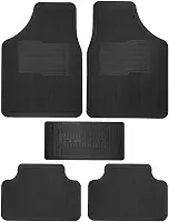 Jogo de Tapetes Automotivos Emborrachados Universal para Carros (Kit 5 Peças Sem Logo)