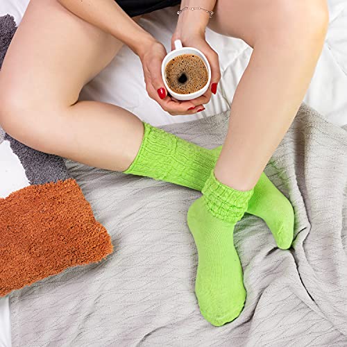 Mdr Distributors Lightweight Cotton Slouch Sock For Women And Men 1 Pair Made In Usa Size 9 To 11 (Lime) #TOP5
