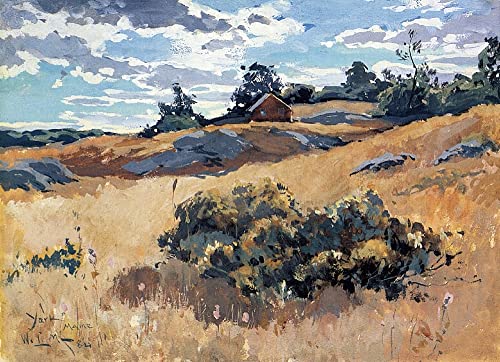 Toile murale York Maine Willard Leroy Metcalf pour créer un cocon artistique chaleureux