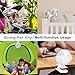 Cambond Baby Stroller Fan Clip - On Desk Fan Rechargeable Battery Powered Baby Fan Portable Small Fan for Baby Carseat Travel Camping, White