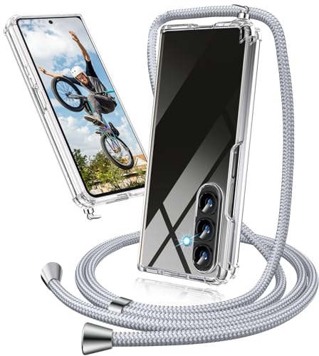 Z Fold 7 chaîne de téléphone portable housse cordon pour voyage