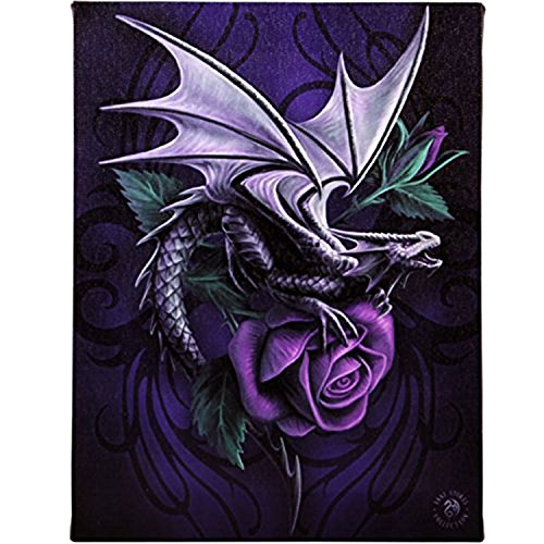 ANNE STOKES WP_54714 Canvas Plaque | Dragon Beauty H25cm X W19cm X D1.5cm | pack of 1