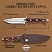 Gil Hibben Legacy Knife II | 7CR17 Stainless Steel Blade | Laser Serialized & Etched | Brown Pakkawood Handle | Full Tang | Genuine Leather Sheath Included | Overall Length 12