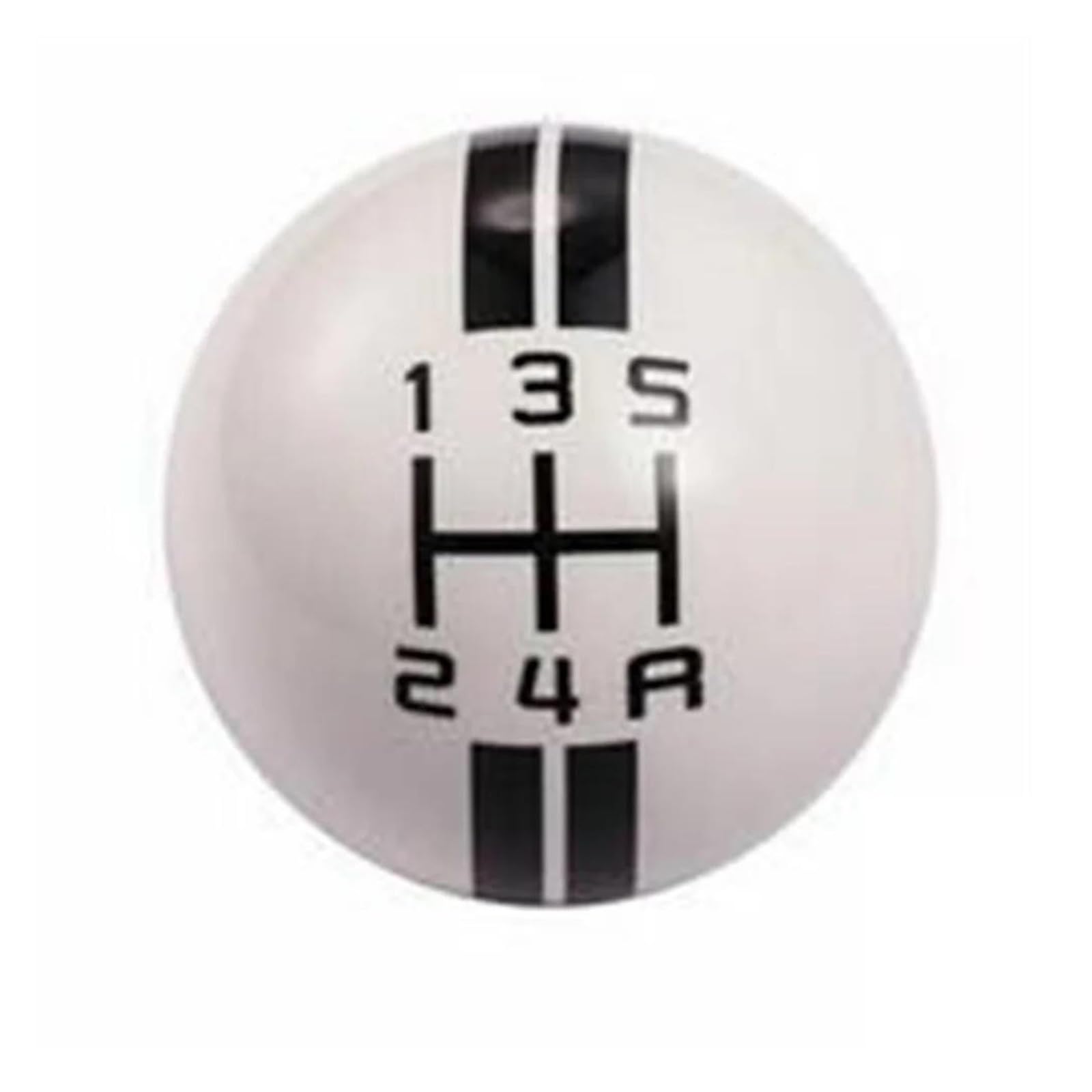 Sunbangoz White For Mustang Car Accessories Gear Shift Knob 5R 5 6 Speed Shifter Lever Handle Fit(,5 Speed)