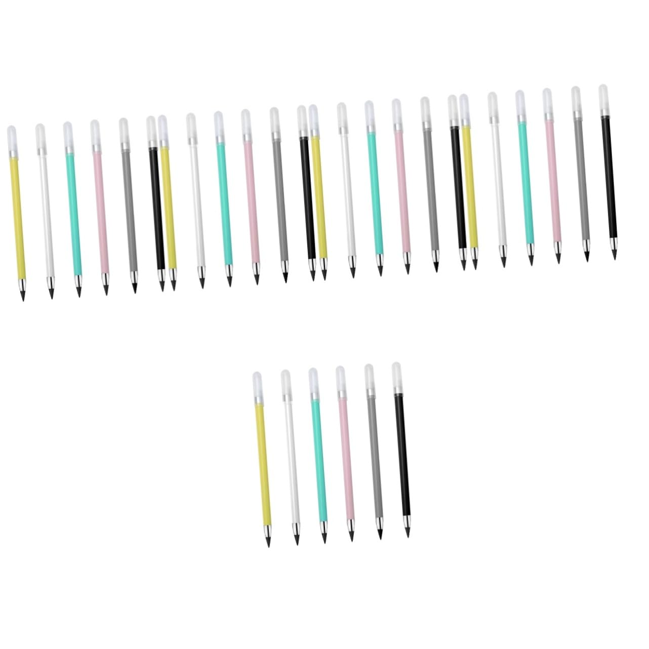 NUOBESTY 30pezzi Eterne Per Scrittura Studenti e Della Scrittura Colori Casual Assortiti