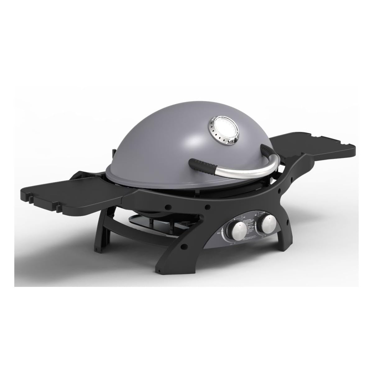 PIT BOSS - Barbecue Gas 5.2KW 2 Griglie in fonte Superficie cuisson 58 x 42.5 cm 2 Bruleurs Inox 2 Tablettes Thermomètre SPORTSMAN2