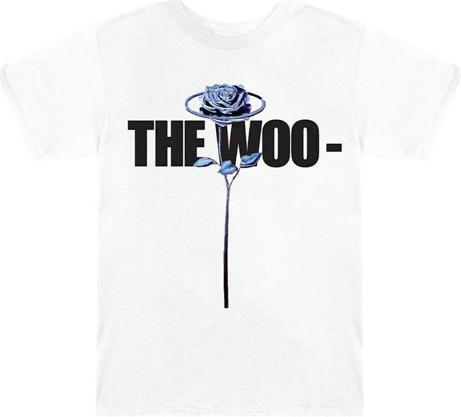 FENGMIPop Smoke X Vlone The Woo Back & Front T-Shirt Funny Vintage Gift for Men White