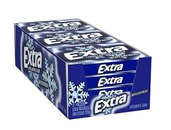 Wrigleys Winterfresh Extra Long Lasting Flavor Chewing Gum 12 Count Pack of 15