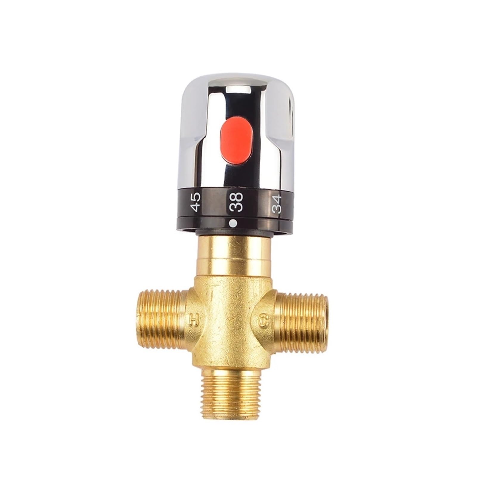Válvula mezcladora termostática de latón, grifo de baño de agua constante, Control del mezclador de temperatura, válvula termostática for grifo de cocina y baño