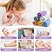 Puomue 20 Pack Baby Washcloths, Multicolor Microfiber Coral Fleece, 7