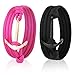 Produktbild Skipper Anker-Armband 2er Set mit Edelstahl Anker für Sie und Ihn - Rosa + Schwarz 7665