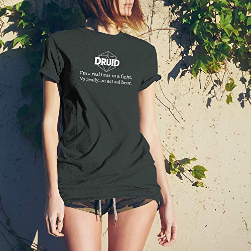 RPG Class Druid - Tabletop Game Gamer Funny Character Joke T Shirt - X-Large - Dark Heather