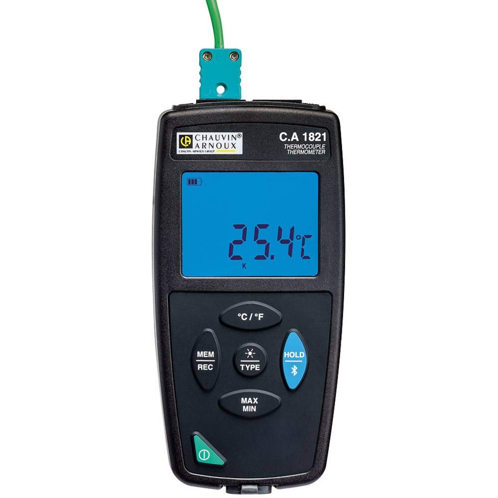 Chauvin Arnoux Digitales Thermometer, P01654821, Tragbar, 1 bis 1767 °C 0.1% + 0.6°C max, Messelement Typ Typ S, Typ R,