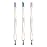 IVON Cuticle Trimmer with Pusher, 3pcs Rubber Tip Cuticle Tool for Nail Art