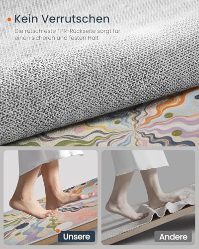 Tapis rond ne perd pas ses poils lavable antidérapant 100cm - 7