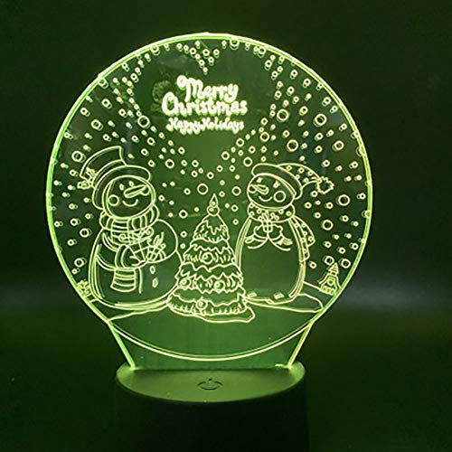 Preisvergleich Produktbild Weihnachtsbaum Weihnachtsbaum Kinder Nachtlicht 3D-Bunte Lichter Weihnachtsdekoration Mit Bluetooth-Lautsprecher Junge Mädchen Geburtstagsgeschenk Produkt,Customized