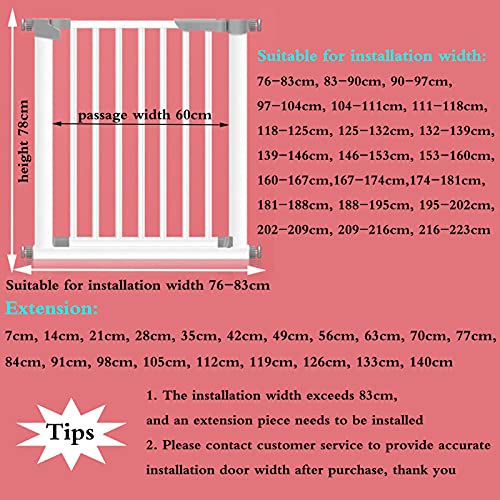 Installation de pression de clôture pour animaux et bébé sans outils - 7