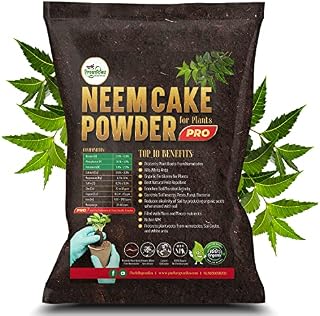 Parle Ropvatika Neem Cake Essential Fertilizer Organic Soluble Fertilizer | Flower, Vegetable & Fruit Feed | All Purpose Plant Food for Indoor & Outdoor - Garden Fertilizer (400gm)