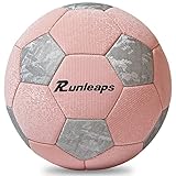 Runleaps Soccer Balls Youth Size 5 Classic PU Balls Suitable for Young Teen, Boys, Girls, School, League Game...