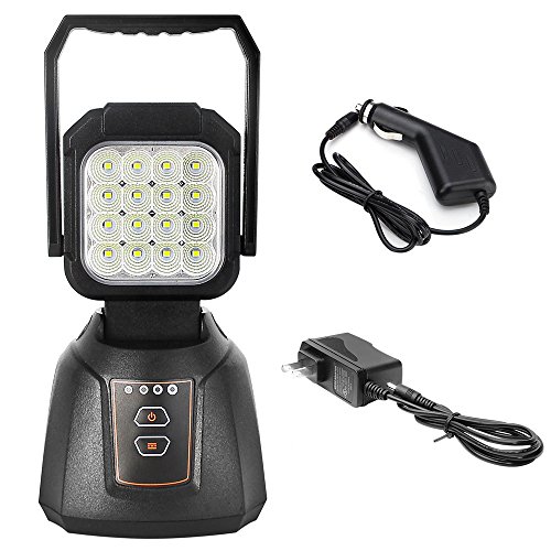 Aaiwa LED Work Light Rechargeable 48W Outdoor Camping Light Magnetic LED Emergency Flood Light for Auto Repair Workshop LED Search Light with SOS Function